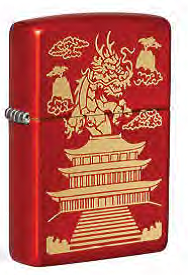 499 ZIPPO ZIPPO Eastern Designпокрытием Metallic Red 499 ZIPPO ZIPPO Eastern Designпокрытием Metallic Red
