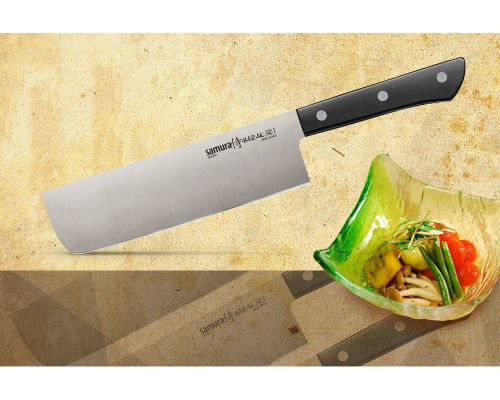2011 Samura Нож кухонный овощной накири"HARAKIRI" (SHR-0043B) 170 мм фото 5 2011 Samura Нож кухонный овощной накири"HARAKIRI" (SHR-0043B) 170 мм фото 5