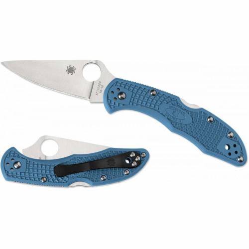 Складной нож Spyderco Delica 4 Flat Ground - 11FPBL фото 16 Складной нож Spyderco Delica 4 Flat Ground - 11FPBL фото 16