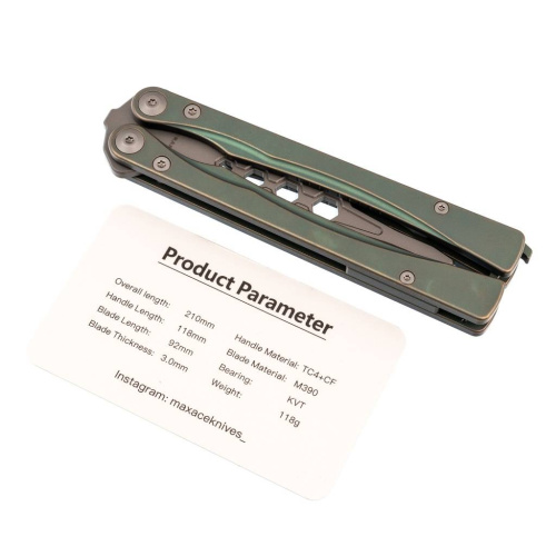 78 Maxace Knife Нож-со сменным лезвием Loran Green фото 9