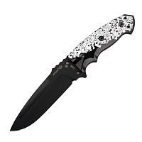 Нож с фиксированным клинком Hogue EX-F01 Custom Skulls & Bones