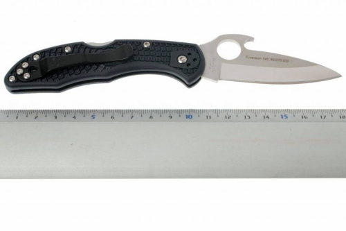Складной нож Spyderco Delica 4 Emerson Wave Opener® 11PGYW фото 16 Складной нож Spyderco Delica 4 Emerson Wave Opener® 11PGYW фото 16