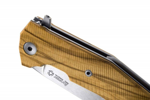 Складной нож Lion Steel KUR UL Olive Wood Flipper фото 6 Складной нож Lion Steel KUR UL Olive Wood Flipper фото 6