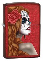  зажигалка ZIPPO Classic с покрытием Candy Apple Red™
