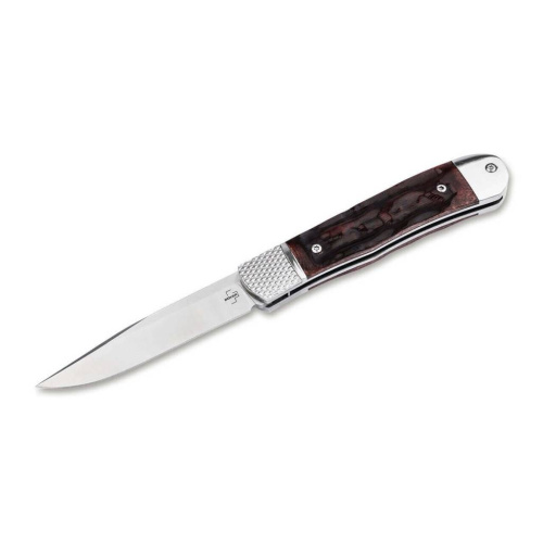 Автоматический нож Boker Hidden Release Trapper Appaloosa Bone Автоматический нож Boker Hidden Release Trapper Appaloosa Bone