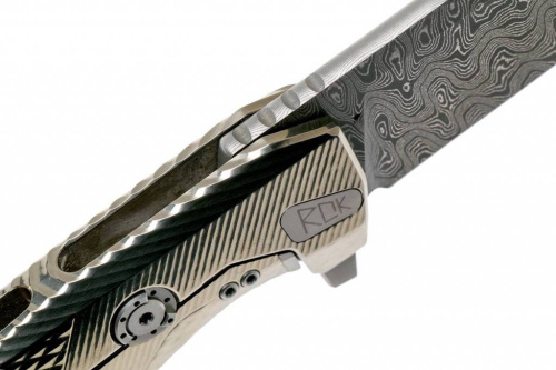 Складной нож Lion Steel ROK DD GL Damascus Gold фото 10 Складной нож Lion Steel ROK DD GL Damascus Gold фото 10