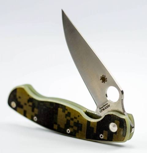 5891  Spyderco Military Camo Replica фото 3