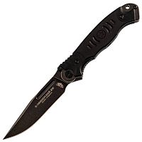 Боевой нож НОКС Нож Складной Офицерский-2М Blackwash