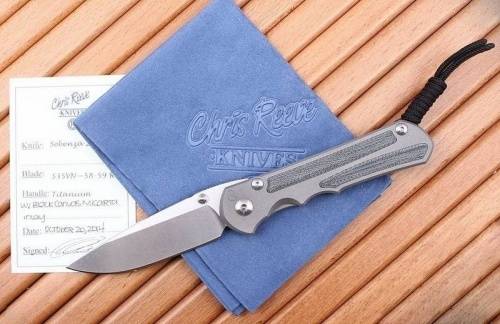 3810 Chris Reeve Large Sebenza 25 Micarta Inlay фото 8