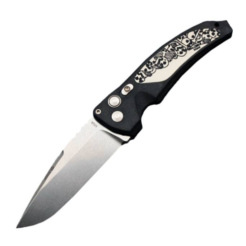 Складной нож Hogue EX-03 Skulls & Bones Drop Point